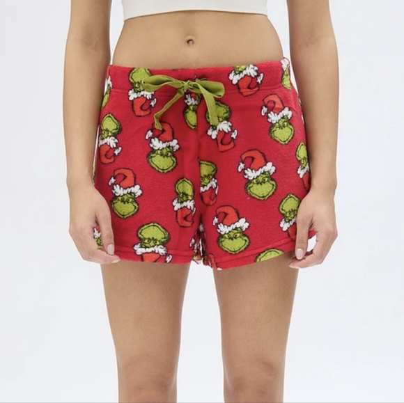 The Grinch Printed Pajama Shorts Women's XL - Picture 1 of 6